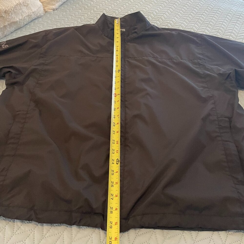 Ping Men's Black Collection Performance Dynamics Full Zip Windbreaker Jacket XL - Picture 8 of 10